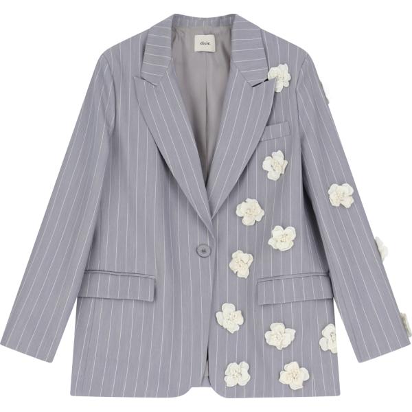 blazer Dixie grigio a righe