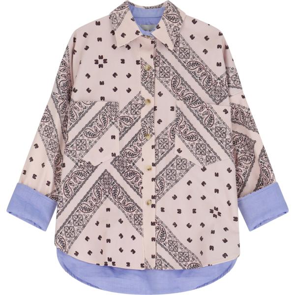 blazer Dixie viola geometrica
