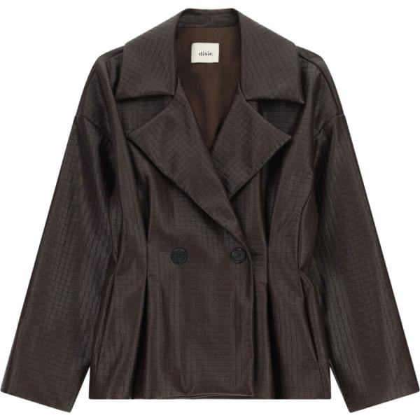 Giacca da donna in grigio scuro serpente corto Dixie