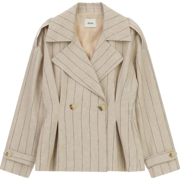 blazer Dixie marrone a righe