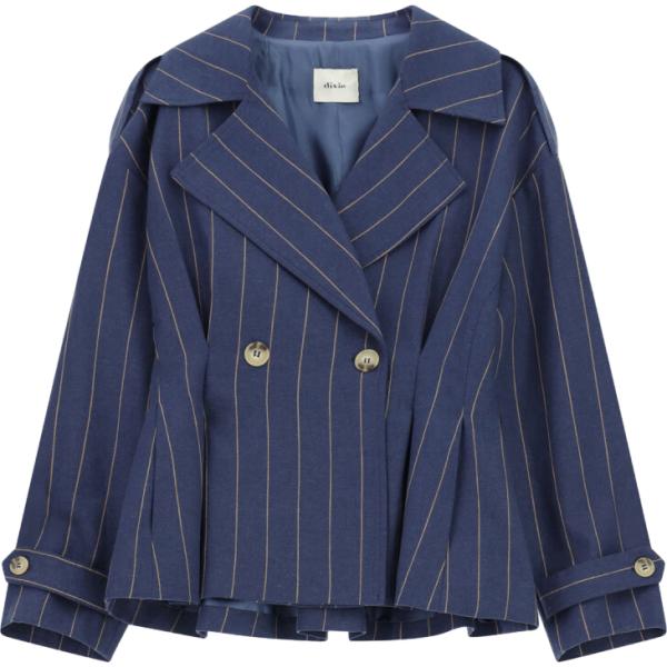 blazer Dixie blu a righe