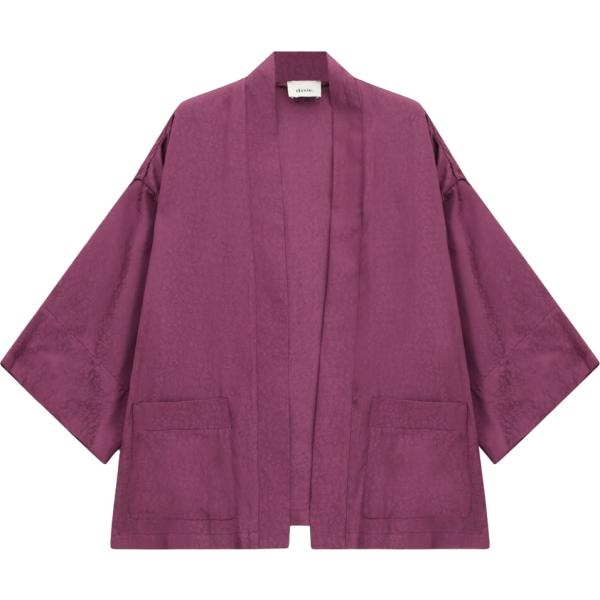 Kimono da donna in viola chiaro lungo Dixie