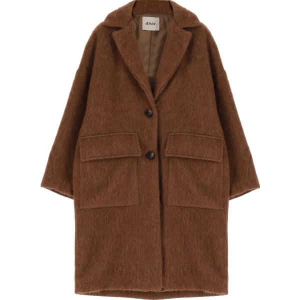 cappotti Dixie marrone tinta unita