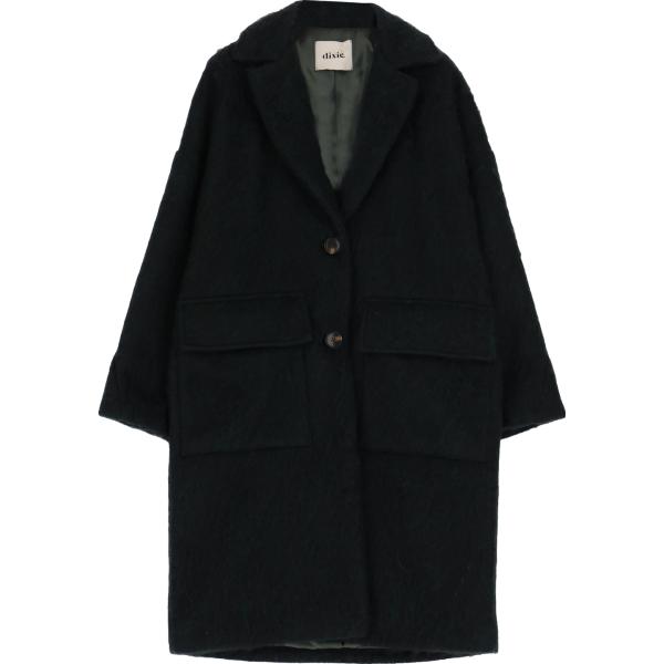 cappotti Dixie nero tinta unita