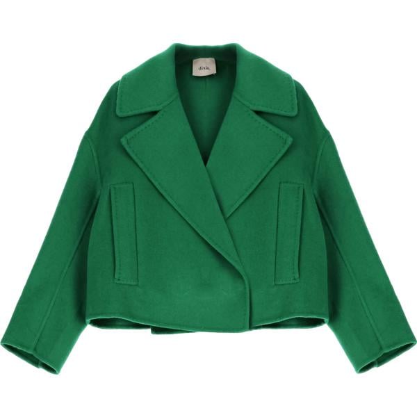 cappotti Dixie verde tinta unita
