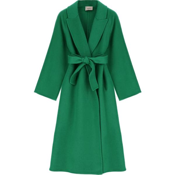 cappotti Dixie verde tinta unita