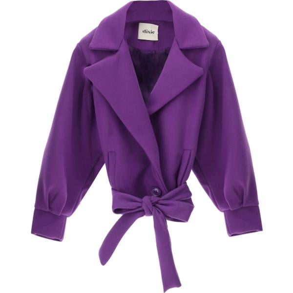 cappotti Dixie viola tinta unita