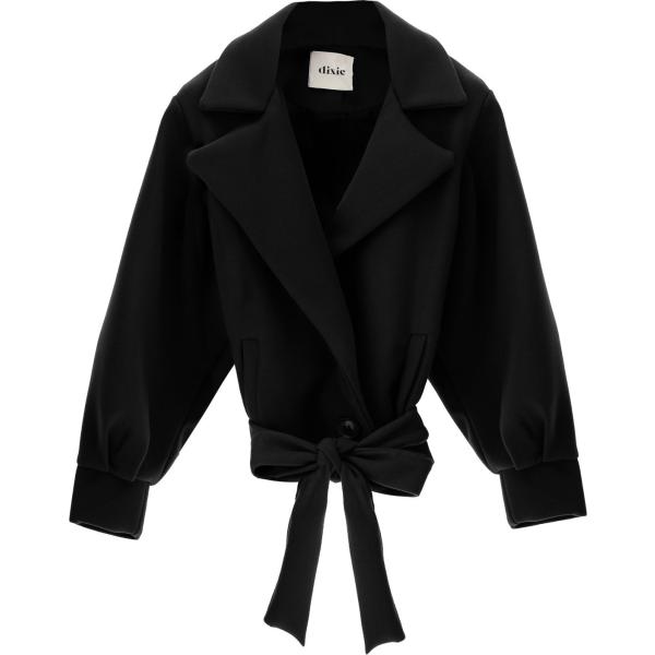 cappotti Dixie nero tinta unita