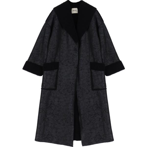 cappotti Dixie nero tinta unita