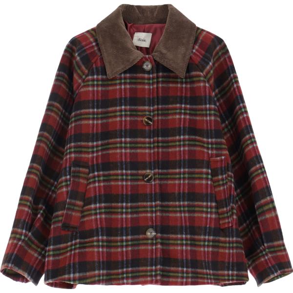 blazer Dixie marrone a quadri