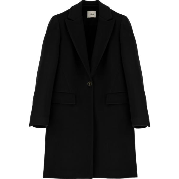 cappotti Dixie nero tinta unita