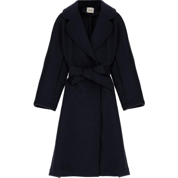 cappotti Dixie blu tinta unita