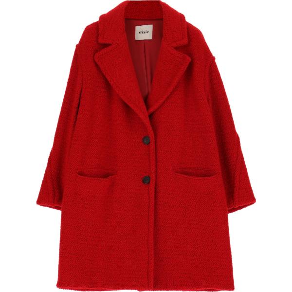 cappotti Dixie rosso tinta unita