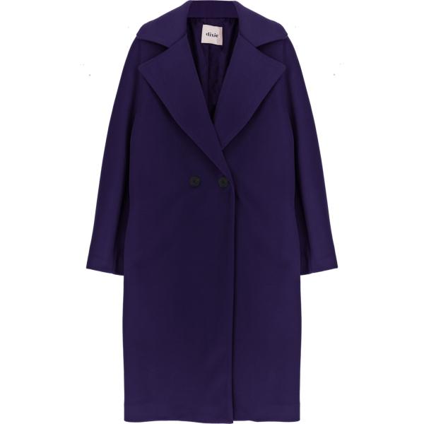 cappotti Dixie blu tinta unita