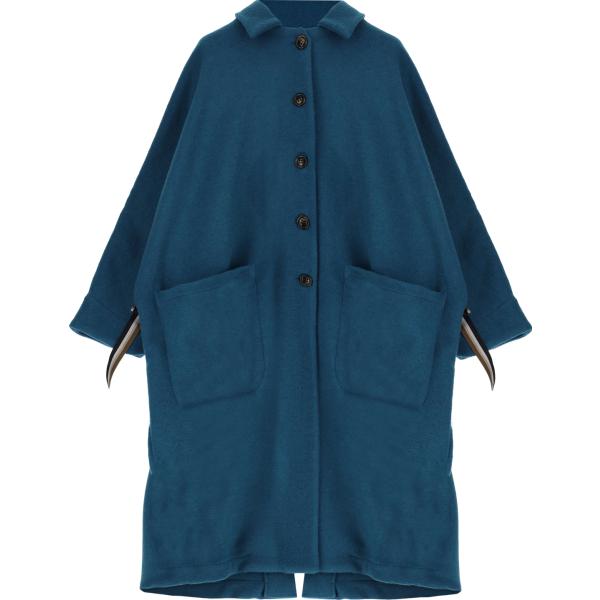 cappotti Dixie blu tinta unita