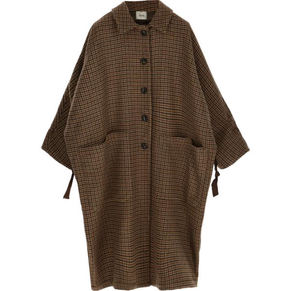 cappotti Dixie marrone a quadri
