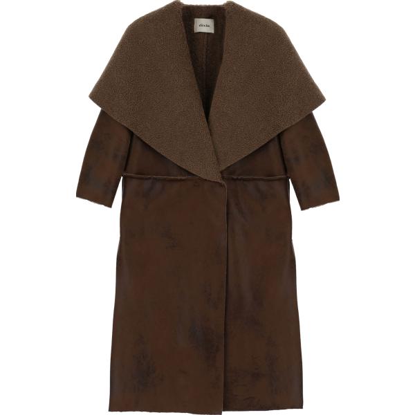 cappotti Dixie marrone tinta unita