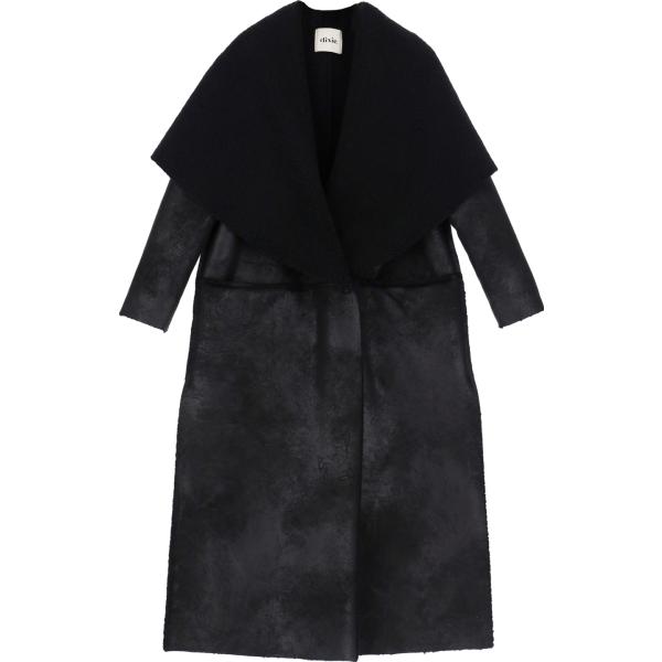 cappotti Dixie nero tinta unita