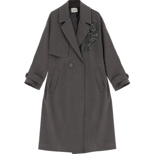 cappotti Dixie grigio a fiori