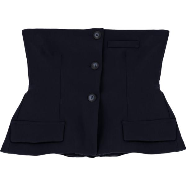 gilet Dixie blu tinta unita