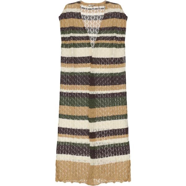 gilet Dixie multicolore a righe