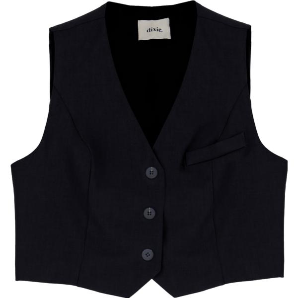 gilet Dixie nero tinta unita
