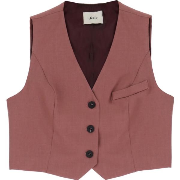 gilet Dixie viola tinta unita