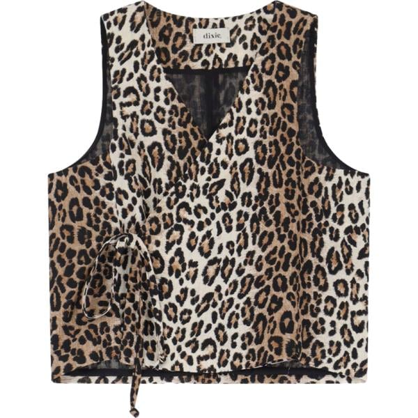 gilet Dixie nero con stampe