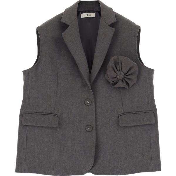 gilet Dixie grigio a fiori