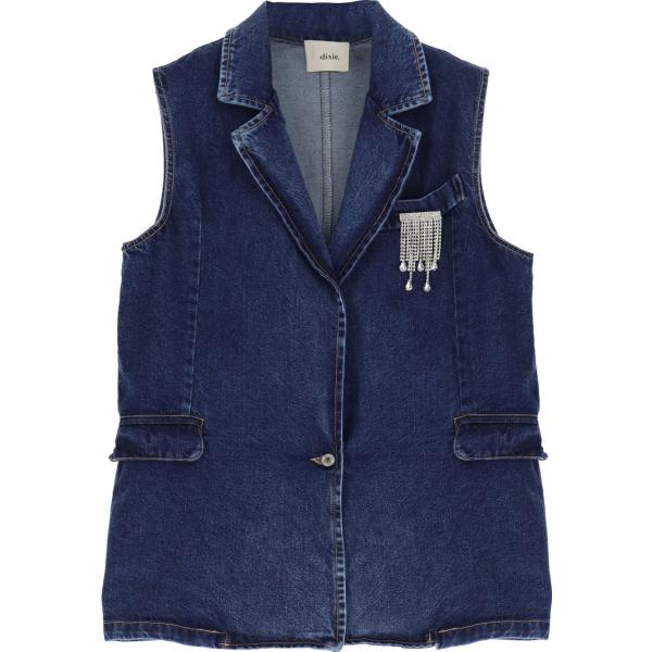 gilet Dixie blu