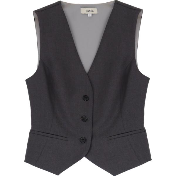 gilet Dixie grigio tinta unita