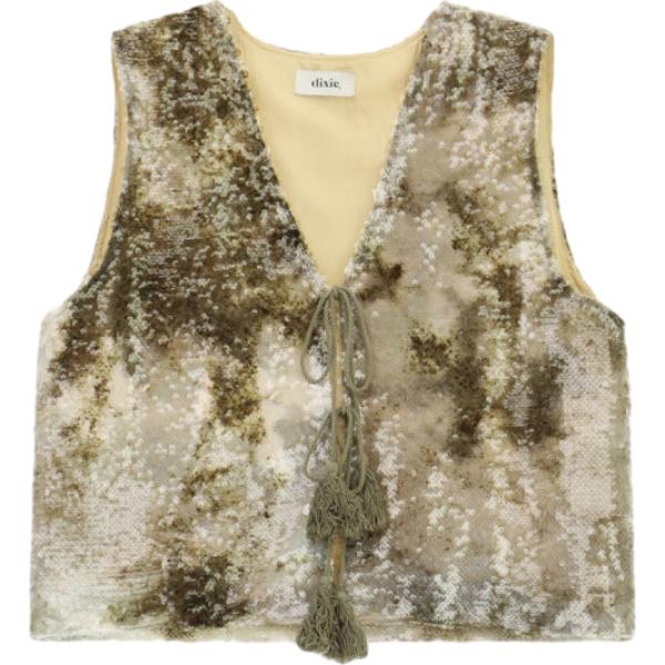 Gilet da donna con paillettes senza maniche Dixie