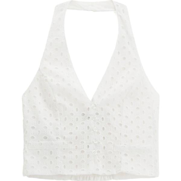 top Dixie bianco