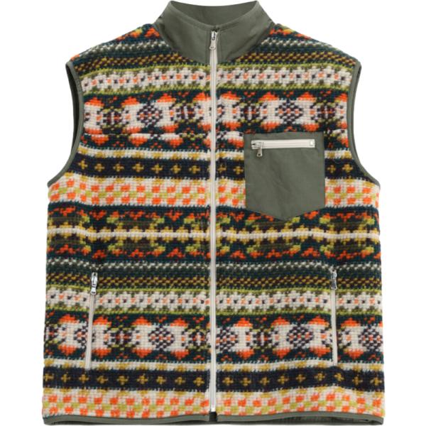 Piumino da donna in bianco avorio collo a dolcevita senza maniche con zip Dixie