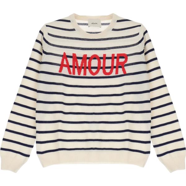 pullovers Dixie bianco a righe