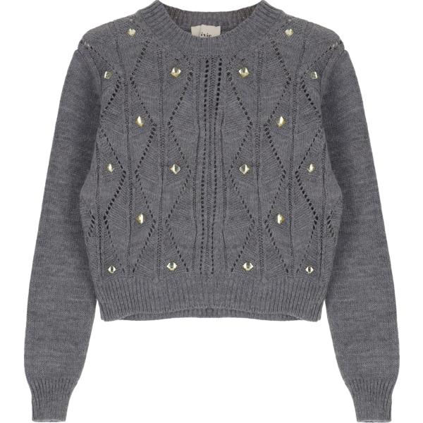 pullovers Dixie grigio tinta unita