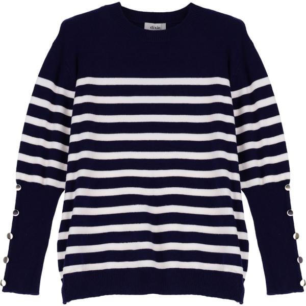 maglieria Dixie blu a righe
