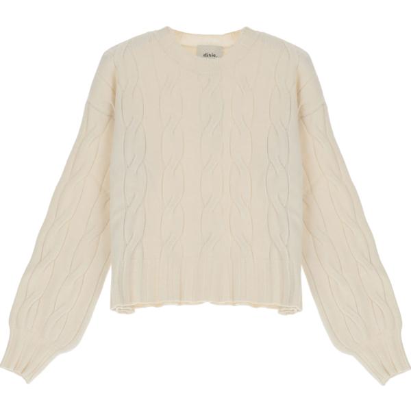 pullovers Dixie bianco tinta unita