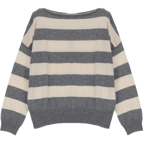 pullovers Dixie grigio a righe