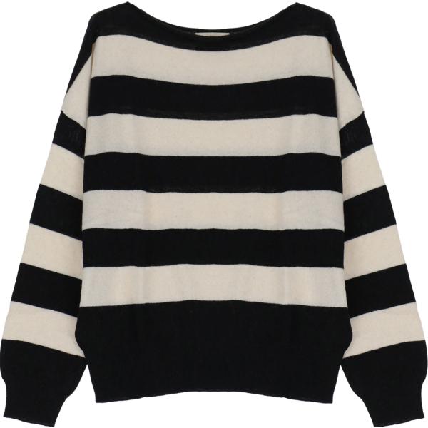 pullovers Dixie nero a righe