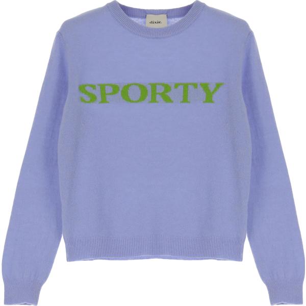 pullovers Dixie blu con stampe