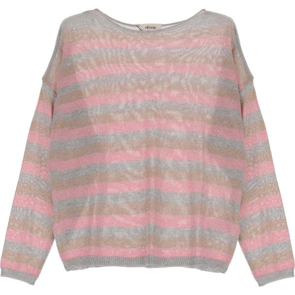 pullovers Dixie rosa a righe