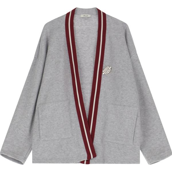 cardigans Dixie grigio a righe