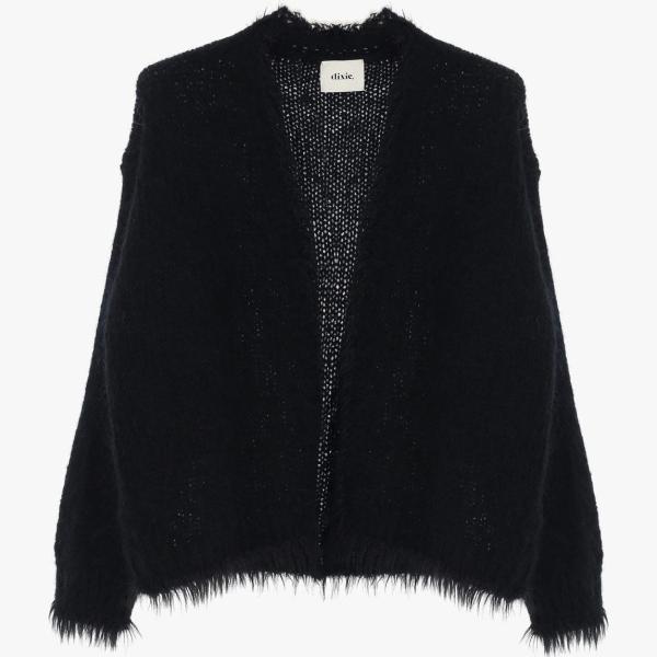 cardigans Dixie nero tinta unita