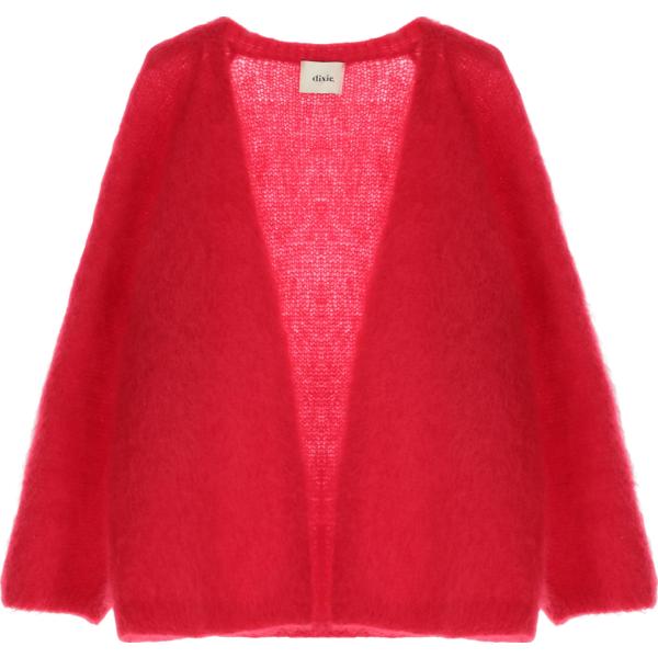 cardigans Dixie rosso tinta unita