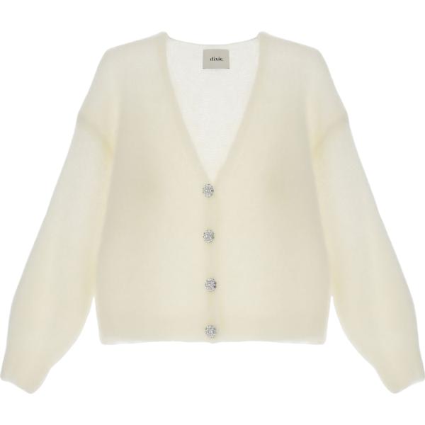 cardigans Dixie bianco tinta unita