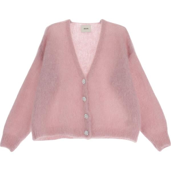 cardigans Dixie rosa tinta unita