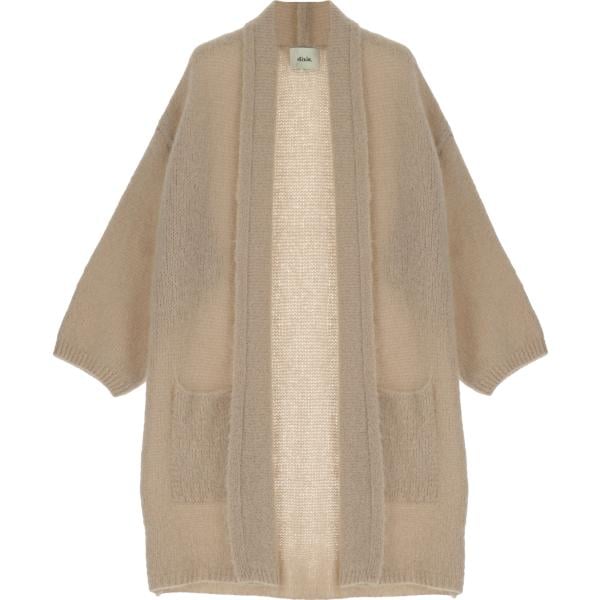 cardigans Dixie marrone tinta unita