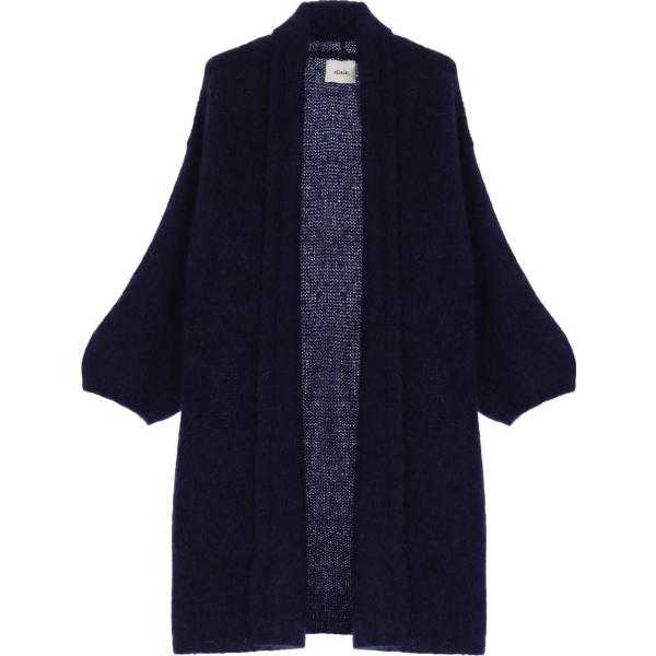 cardigans Dixie blu tinta unita