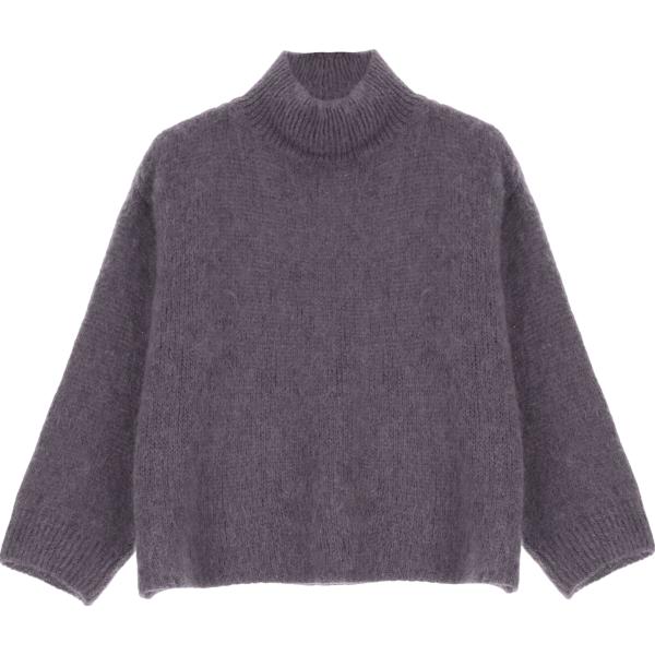 maglieria Dixie viola tinta unita